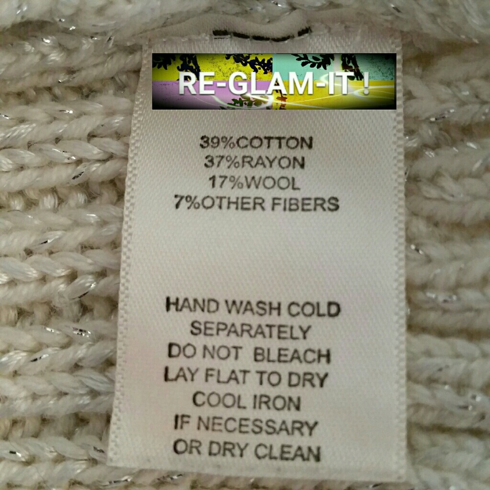 WHBM....IVORY ..LONG SWEATER TYPE.. - Picture 8 of 8